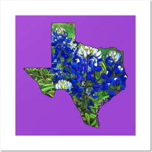 Texas Bluebonnets Posters and Art